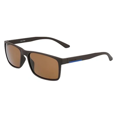 Image of Calvin Klein CK21508S Sunglasses for Men Matte Brown