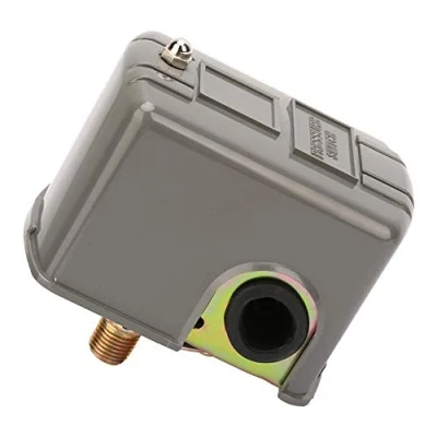 Image of Jadeshay 40 60 PSI Water Pump Pressure Control Switch 0.8 5.0bar Adjustable Double Spring Pole G1/4&quot; for self Priming Injection Garden