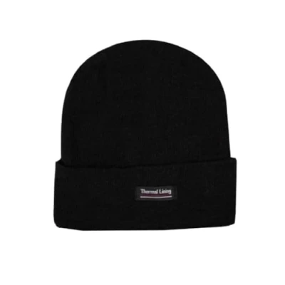 Image of Ashley Beanie Hat Black