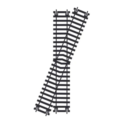Image of Hornby R615 00 Gauge Diamond Crossing Right Hand, 168 millimeters, Red
