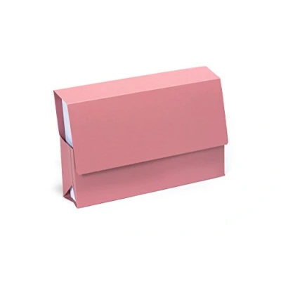 Image of Exacompta Guildhall Probate Wallets, 315 gsm, Foolscap Pink, Pack of 25