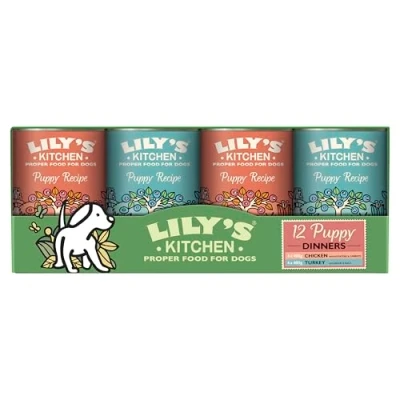 Image of Lily&#039;s Kitchen Dog Puppy Multipack 12 x 400 g