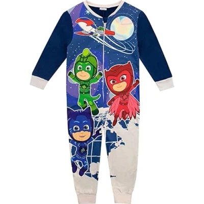 Image of PJ Masks Boys Onesie Blue 18 24 Months