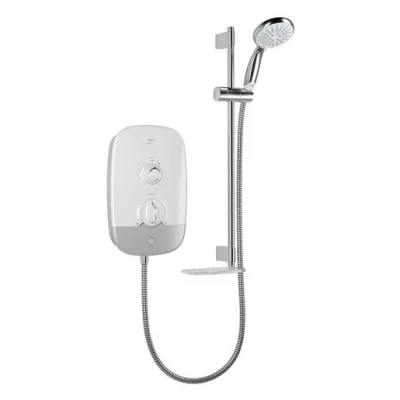 Image of Mira Showers Meta Electric Shower White/Chrome 8.5 kW 1.1895.004