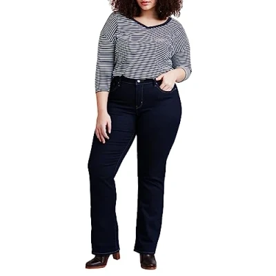Image of Levi&#039;s Women&#039;s Plus Size 315 Shaping Bootcut Jeans, Darkest Sky, 14 L