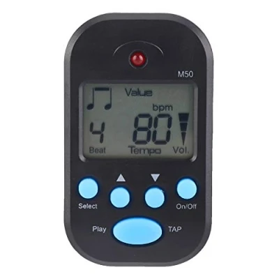 Image of Adjustable Volume Musical Instrument Accessories Plastic Metronome, Mini Digital for Guitar Piano