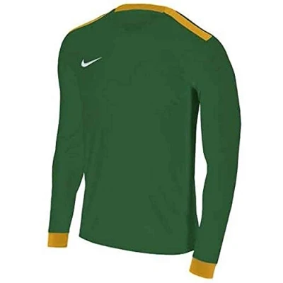 Image of Nike Men Dry Park Derby II Long Sleeve Top Black/Volt/Volt/White, Large