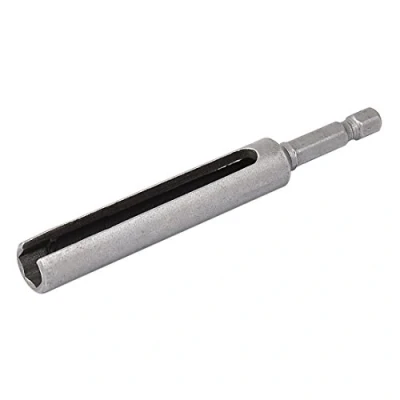 Image of Sourcingmap 100mm Long 8mm Hex Nut Socket Slotted Extension Driver Bit Adapter