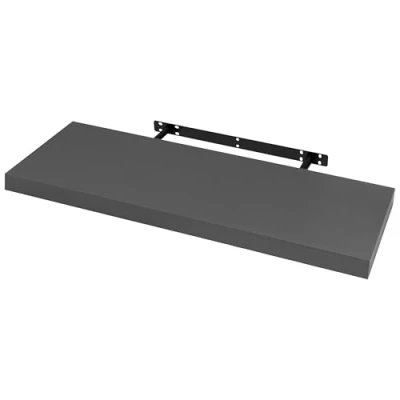 Image of WOLTU RG9369dgr Wall Shelf CD DVD Bookshelf Floating Wooden Board 70 x 22.9 3.8 cm Dark Grey for Office, Living Room, Bedroom, Kitchen