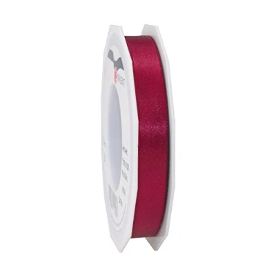 Image of C.E. Pattberg SATIN bordeaux gift ribbon, 27 yards for Wrapping Gifts, 0.59 inches width, Ribbon Decorating &amp; Crafting, Decorative every occasion