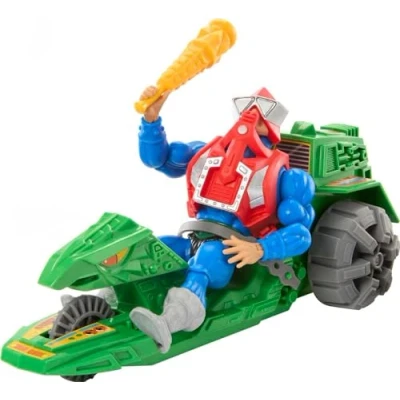 Image of Masters of the Universe Origins Vehicle &amp; Action Figure Ground Ripper Mekaneck, Inspired by 80s Road Ripper, MOTU Toy Car, Character Accessories, HKM62