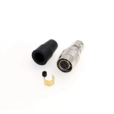 Image of SZRMCC Hirose HR10A 7P 4S 4 Pin Female Connector Plug for SmallHD Monitor Industrial Camera (4 Pin, Female)