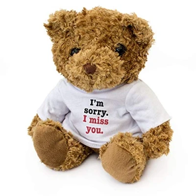 Image of NEW I&#039;M SORRY, I MISS YOU Teddy Bear Cute Cuddly Soft Gift Present Apology