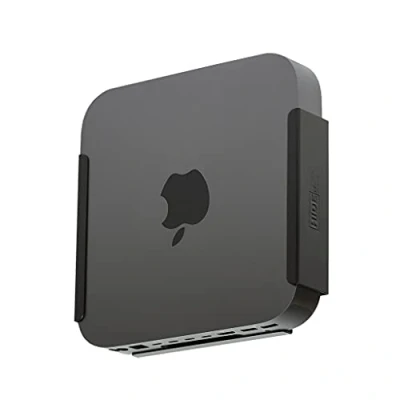 Image of HIDEit Mounts MiniU Bracket for Mac Mini US Patent, American Company Steel Wall Mount, Under Desk VESA Monitor Mount Compatible with M1