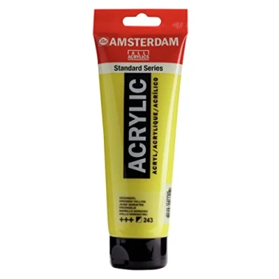 Image of Amsterdam Standard Series Acrylic Tube 250 ml Greenish Yellow 243 (17122430)