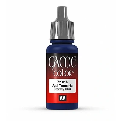 Image of Vallejo Game Color 17 ml Acrylic Paint Storny Blue