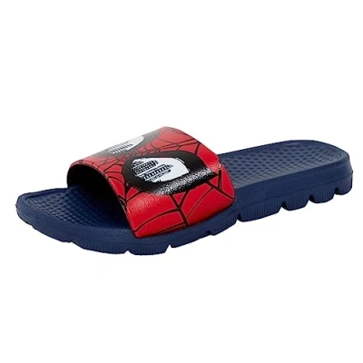 Image of Marvel Boys Spiderman Sliders Red/Navy EU 31 / UK 12 Child