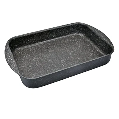 Image of Moneta Oven Roaster, Aluminum, Black, 31 x 23 cm