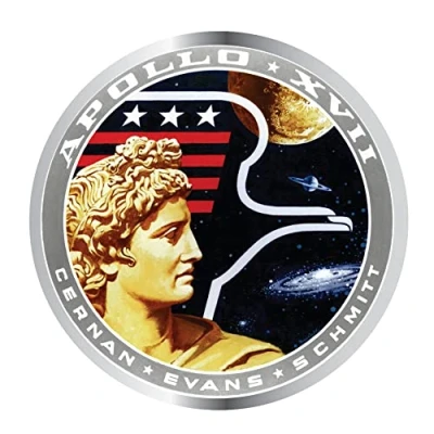 Image of NASA Pin Badges Badge Apollo XVII