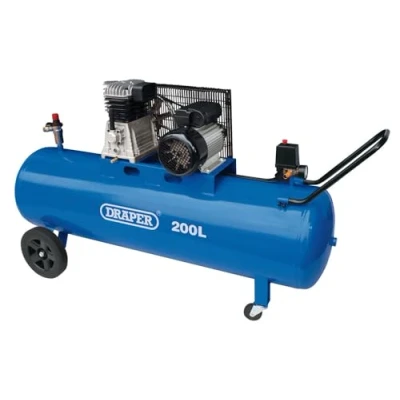 Image of Draper Belt Driven Air Compressor, 200L, 2.2kW