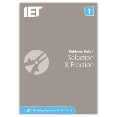 Image of Iet Guidance Note 1 Selection And Erection Pietgn118