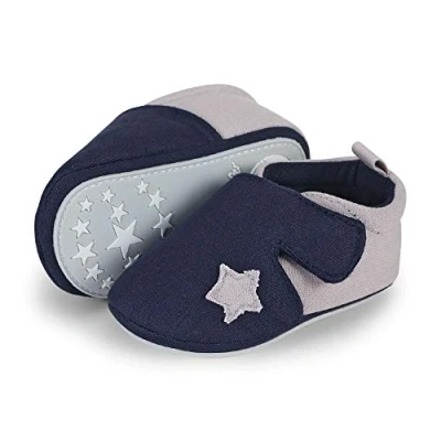 Image of Sterntaler Baby krabbelschuh Loafers, Blue (Marine 300), 5.5 UK Child