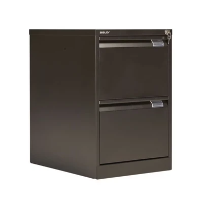 Image of Bisley 2 Drw Filing Cab Black BY00495