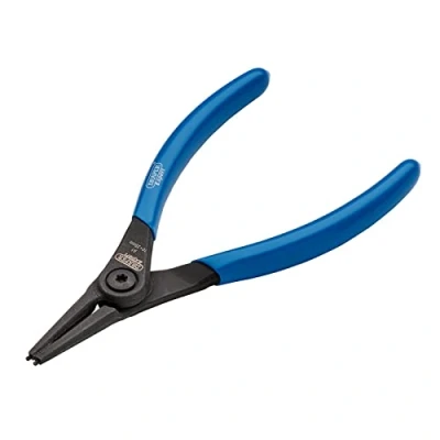 Image of Draper Expert Straight Tip External Circlip Pliers, A1, 140mm