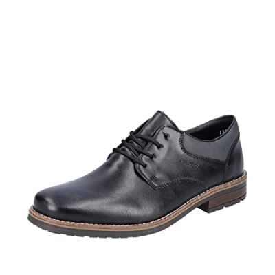 Image of Rieker Men&#039;s Low lace up Shoes, Black 13200 00, 8 UK