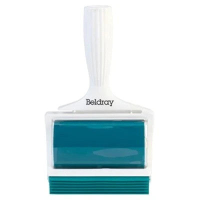 Image of Beldray LA072597EU Handheld Lint Roller TPR Gel Pet Hair Remover With Squeegee, Sticky Washable &amp; Reusable Fur Removal, Removes Fluff, Fuzz, Dog Cat From Clothes/Upholstery/Cars, Plus+