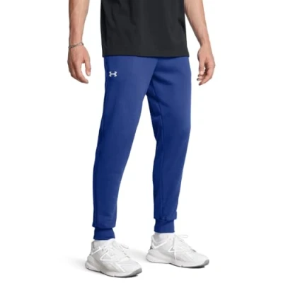 Image of Under Armour UA Rival Fleece Joggers, Red, XL