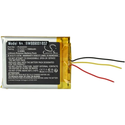 Image of Battery compatible with HyperX Cloud Flight Wireless Headset Headphones (1500mAh, 3.7 v, Li polymer) Vhbw