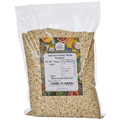 Image of Old India Sesame Seeds White Roasted 1kg