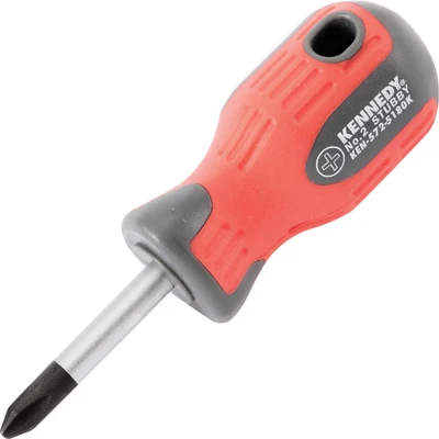 Image of Kennedy Pro torq Stubby Phillips Screwdriver, No.2 Tip, 38mm Blade