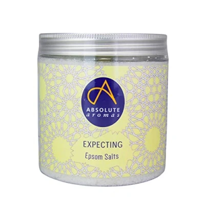 Image of Absolute Aromas Expecting Epsom Salt 575g Magnesium Sulphate Infused with 100% Pure Neroli, Petitgrain and Tangerine Essential Oils