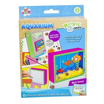 Image of Kids Create Aquarium Maker Set Recycled Crafts Arts and for I Children&#039;s Craft Design Kit