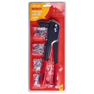 Image of Amtech Rivet Gun with 60 Rivets