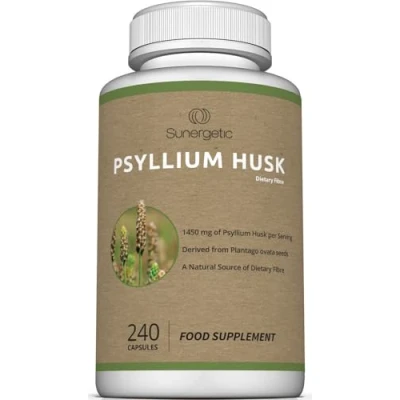 Image of Premium Psyllium Husk Capsules Fibre Supplement Helps Support Digestion, Intestinal Health &amp; Regularity 240
