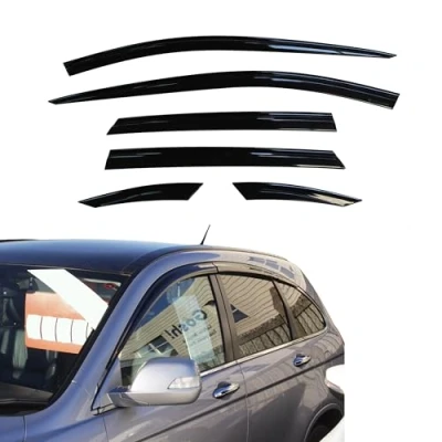 Image of AUTO CLOVER Wind Deflectors Set for Honda CRV 2007 2012 (6 pieces)