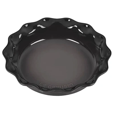 Image of Le Creuset Stoneware 9&quot; Heritage Pie Dish, Oyster