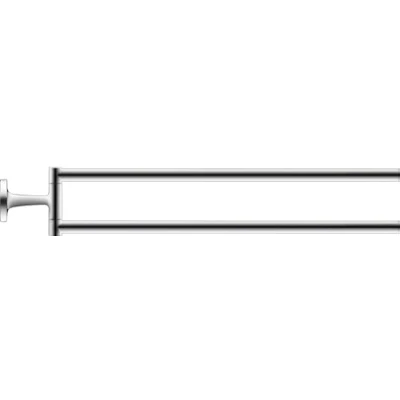 Image of Duravit Starck T Towel Rail Brass Chrome One Size
