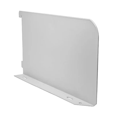 Image of Timco Twin Slot Shelf End White (Size 250mm 1 Each)