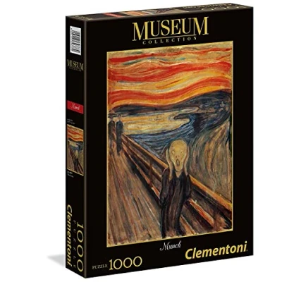 Image of Clementoni 39377 Museum Collection puzzle for children and adults Munch: The Scream 1000 Pieces,