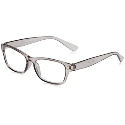Image of The Reading Glasses Company Black Grey Readers Value 2 Pack Mens Womens RR77 17 +2.00