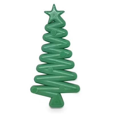 Image of SodaPup MuttsKickButt Christmas Tree Durable Dog Chew Toy Made in USA Non Toxic, Pet Safe, Food Safe Nylon Material for Mental Stimulation, Clean Teeth, Fresh Breath, Problem Chewing, &amp; More
