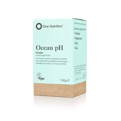 Image of One Nutrition Ocean pH Calcified Red Mineral Algae Rich in Calcium, Magnesium, Zinc &amp; Iron Ethically Harvested Sports 60 Servings 150g Powder