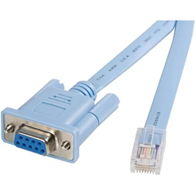 Image of StarTech.com DB9CONCABL6 6 ft RJ45 to DB9 Cisco Console Management Router Cable