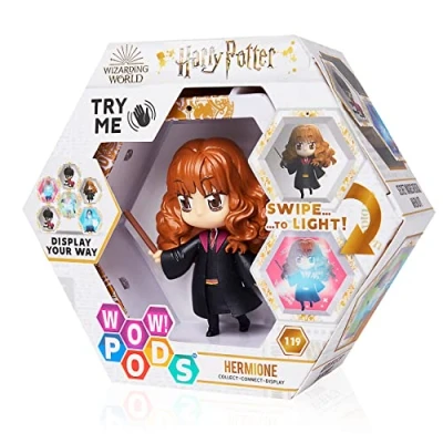 Image of WOW! PODS Harry Potter Wizarding World Light Up Bobble Head Figure Official Collectable Toy (Hermione)