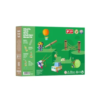 Image of Toyi Basic 80 Building Kit pcs Toy Making Toolkit, Build Your Own Toys, Creative Construction DIY Box Set, Children’s Tools &amp; Sets, Art Gifts For Kids, Age 6 Years +