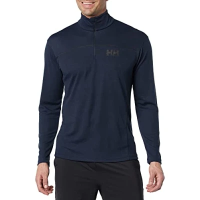 Image of Helly Hansen Mens Hydropower 1/2 Zip Pullover, S, Navy
